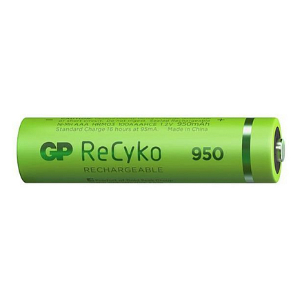 Аккумуляторы AAA (пальчиковые маленькие) Ni-Mh 950мАч GP Gift box комплект 2 шт.