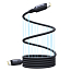 Кабель Type-C - Type-C для зарядки 1 м 240W магнитный органайзер Baseus PicoGo (быстрая зарядка PD) черный
