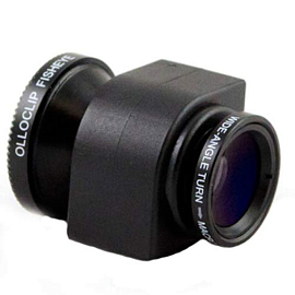 Объектив для iPhone 4, 4S Olloclip 3-в-1: Fisheye, Wide-Angle, Macro черный