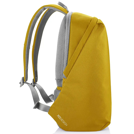 Рюкзак XD Design Bobby Soft с отделением для ноутбука до 15,6 дюйма и USB портом антивор желтый