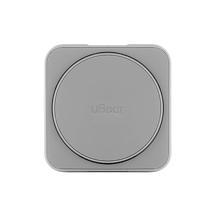 Беспроводная зарядка 3-в-1 MagSafe для iPhone, AppleWatch и AirPods 25W uBear Balance титановая
