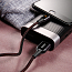 Кабель USB - Lightning для зарядки iPhone 1 м 2.4А плетеный Baseus X-Type черный