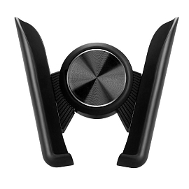 Держатель автомобильный на панель или в решетку обдува с гравитационным зажимом Setty GUS-02 черный