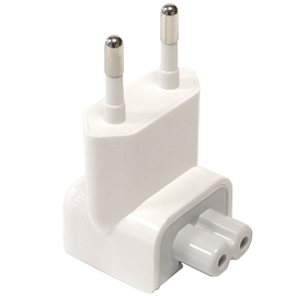 Переходник для европейской розетки для зарядных устройств Apple МА-090