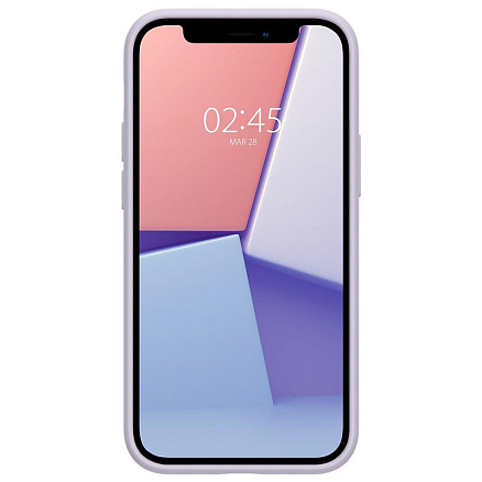 Чехол для iPhone 12 Mini силиконовый Spigen Cyrill Silicone сиреневый