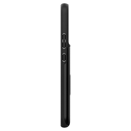 Чехол для Samsung Galaxy S22+ гибридный со слотом для карты Spigen Slim Armor CS черный