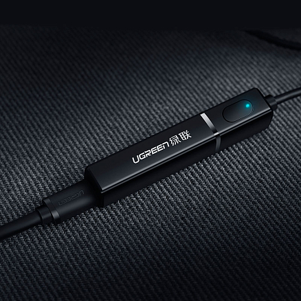 Bluetooth аудио адаптер (трансмиттер) 3,5 мм aptX Ugreen CM107 черный