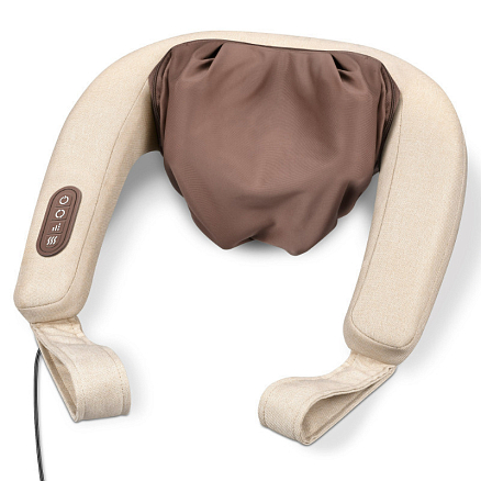 Массажер для шеи, плеч, живота и поясницы Шиацу с подогревом Beurer MG 153 бежевый