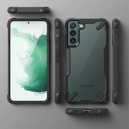 Чехол для Samsung Galaxy S22+ гибридный Ringke Fusion X черный
