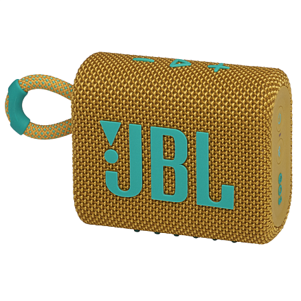 Портативная колонка JBL Go 3 с защитой от воды желтая