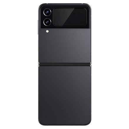 Защитное стекло на весь экран противоударное и пленка на корпус (2 шт.) для Samsung Galaxy Z Flip 4 Spigen Glass FC EZ Fit черное