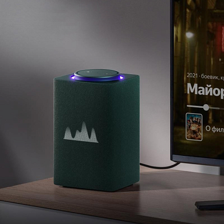 Умная колонка Яндекс Станция Макс (с хабом умного дома Zigbee, зеленый)