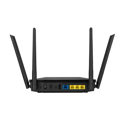 WI-FI маршрутизатор (роутер) 2.4/5 ГГц Asus RT-AX53U черный
