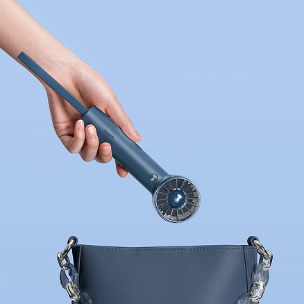 Вентилятор портативный ручной Baseus Flyer Turbine 4000 мАч синий