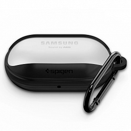 Чехол для наушников Samsung Galaxy Buds, Buds+ гелевый Spigen SGP Liquid Air черный