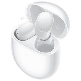 Наушники TWS беспроводные Bluetooth Xiaomi Redmi Buds 4 вакуумные с микрофоном и активным шумоподавлением белые