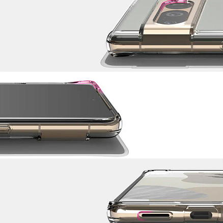 Чехол для Google Pixel 7 Pro гибридный Ringke Fusion прозрачный