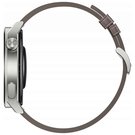 Умные часы Huawei Watch GT 3 Pro ODN-B19 с кожаным ремешком серые