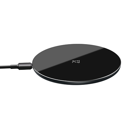 Беспроводная зарядка для телефона Baseus Simple 15W (быстрая зарядка) черная