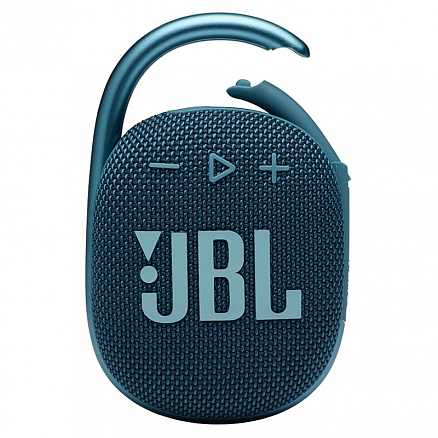 Портативная колонка JBL Clip 4 с защитой от воды синяя