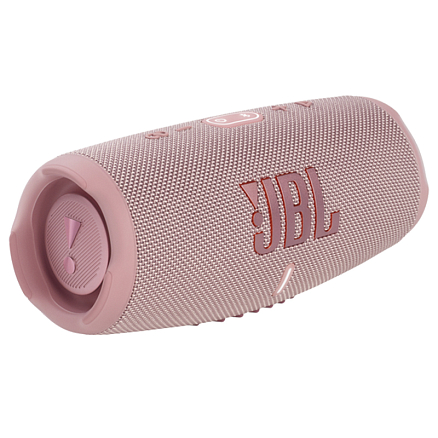 Портативная колонка JBL Charge 5 с защитой от воды и аккумулятором для телефона на 7500мАч розовая