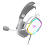 Наушники Havit H2035U полноразмерные с микрофоном и RGB подсветкой игровые белые