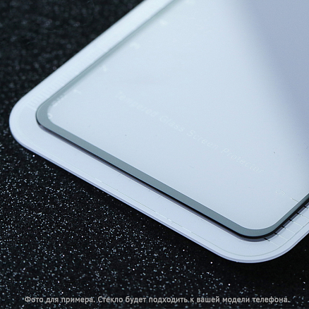 Защитное стекло для iPhone XR, 11 на весь экран противоударное Mocoll Storm II 2.5D матовое черное