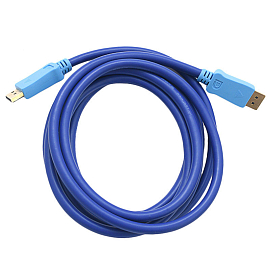 Кабель DisplayPort - DisplayPort (папа - папа) длина 3 м синий