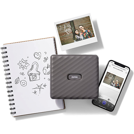 Фотопринтер Fujifilm Instax Link Wide серый