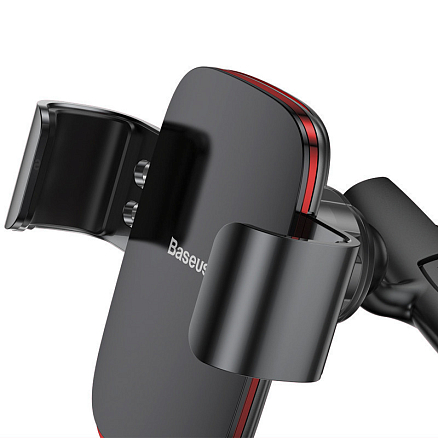 Держатель автомобильный в слот CD с гравитационным зажимом Baseus Metal Age черный
