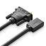 Переходник DVI-D - HDMI (папа - мама) 22 см Ugreen 20118 черный