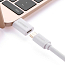 Переходник Type-C - MicroUSB (папа - мама) Ugreen US157 белый