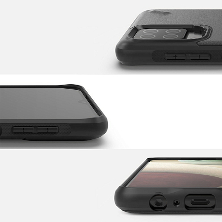 Чехол для Samsung Galaxy A12 гелевый Ringke Onyx черный