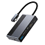 Хаб (разветвитель) Type-C - USB 3.0, SD, microSD, HDMI, Type-C PD, 3.5 мм Baseus Magic серый