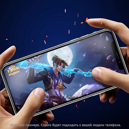 Защитное стекло для Honor 20, Honor 20 Pro, Huawei Nova 5T на весь экран противоударное Lito-2 2.5D матовое черное