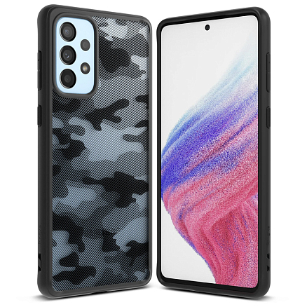 Чехол для Samsung Galaxy A53 гибридный Ringke Fusion камуфляжный черный