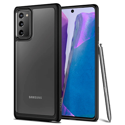 Чехол для Samsung Galaxy Note 20 гибридный Spigen SGP Ultra Hybrid прозрачно-черный матовый