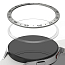 Защитная рамка для Samsung Galaxy Watch 4 44 мм на экран металлическая Ringke серебристая
