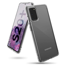 Чехол для Samsung Galaxy S20+ гибридный Ringke Fusion прозрачный