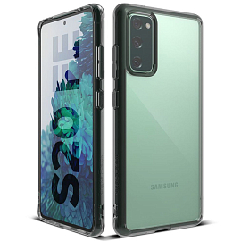 Чехол для Samsung Galaxy S20 FE гибридный Ringke Fusion прозрачно-черный