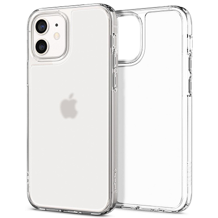 Чехол для iPhone 12 Mini гибридный Spigen Quartz Hybrid прозрачный матовый