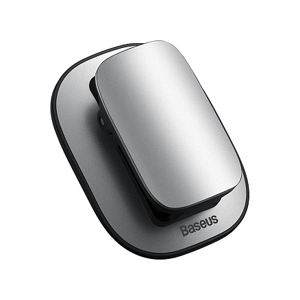 Держатель-прищепка автомобильный для мелочей Baseus ACYJN-A0S серебристый