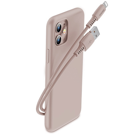 Кабель USB - Lightning для зарядки iPhone 1,2 м 2.4А Baseus Colourful розовый