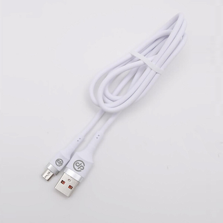 Кабель USB - MicroUSB для зарядки 1 м 3A Digitalpart MC-308 белый