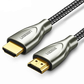 Кабель HDMI - HDMI (папа - папа) длина 5 м версия 2.0 4Kx2K 60Hz плетеный Ugreen HD131-50110