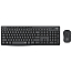 Набор клавиатура и мышь беспроводной Logitech MK295 графитовый