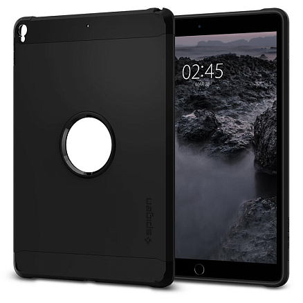 Чехол для iPad Pro 10.5 гибридный для экстремальной защиты Spigen SGP Tough Armor черный