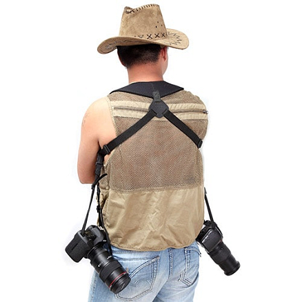 Ремень на плечо для двух фотоаппаратов Caden Fast gunmen shoulders
