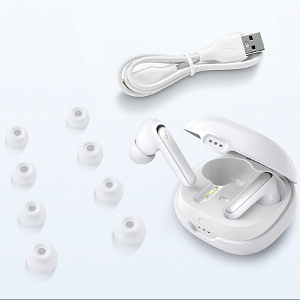 Наушники TWS беспроводные Anker SoundCore Life Note 3 NC вакуумные с микрофоном белые