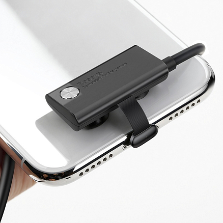 Кабель USB - Lightning для зарядки iPhone 3 м 1.5А игровой Baseus Suction Cup черный